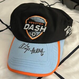 Houston Dash autographed cap